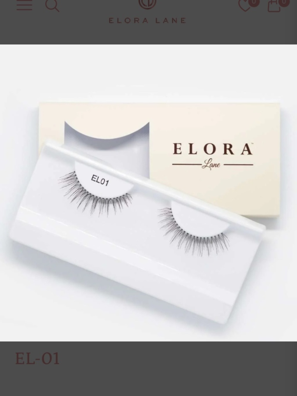 Elora Lane E-01 Lashes